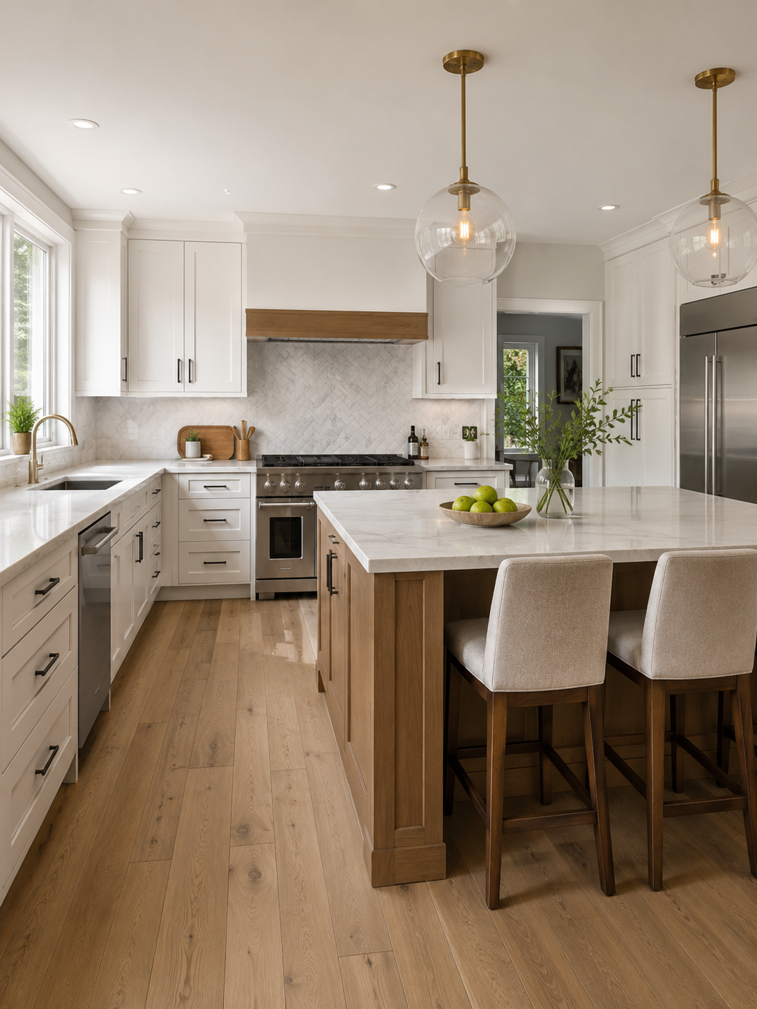 Kitchen remodel project in Bedford, New Hampshire